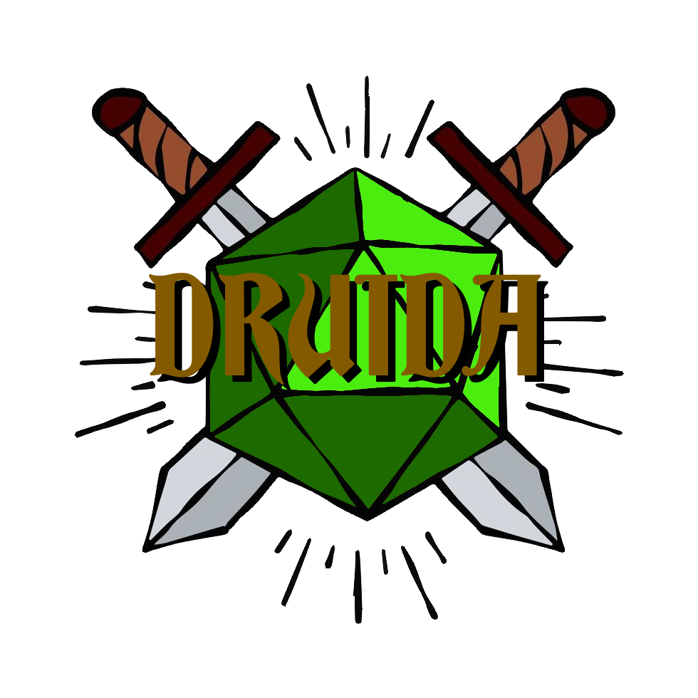 se ve el titulo clases con un fondo de un dado de 20 caras